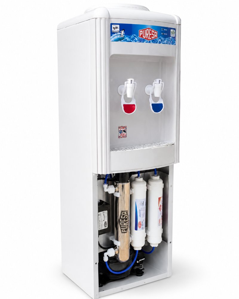 Dispensador de agua HCP-500 Puresa con purificación UV y conexión directa a la red